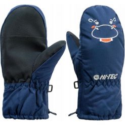 Rękawiczki dziecięce Hi-Tec Nodi Kids. Niebieskie rękawiczki dziecięce Hi-tec, bez ramiączek. Za 49.90 zł.