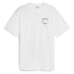 Koszulka sportowa męska Puma Downtown Graphic Tee. Białe t-shirty sportowe męskie Puma, l, z materiału, bez ramiączek, na fitness i siłownię. Za 194.00 zł.