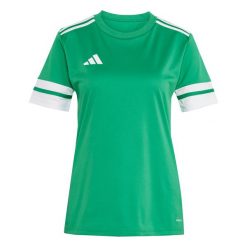 Adidas Sport Squa25 Jsy W Koszulka Damskie. Zielone bluzki sportowe damskie Adidas, s, bez kołnierzyka, bez ramiączek. Za 66.00 zł.