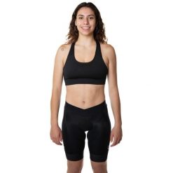 Szorty rowerowe damskie SERENA - Czarne. Czarne spodenki sportowe damskie C-LAB, l, ze skóry, rowerowe. Za 412.83 zł.