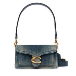 Torebka Coach. Niebieskie torebki klasyczne damskie Coach, bez wzorów, bez dodatków. Za 1,659.00 zł.