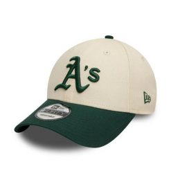 Czapka 9forty Oakland Athletics Colour Block. Brązowe czapki męskie New Era, bez wzorów. Za 170.50 zł.