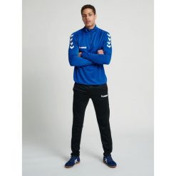 Kurtka sportowa dla dorosłych Hummel Core Poly Jacket. Niebieskie kurtki treningowe męskie HUMMEL, l, bez wzorów, do piłki nożnej. Za 89.00 zł.