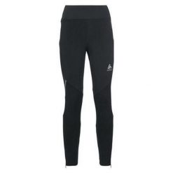 Legginsy do narciarstwa biegowego damskie Odlo Tights Ceramiwarm czarne. Czarne legginsy damskie Odlo, s, bez wzorów. W wyprzedaży za 419.25 zł.