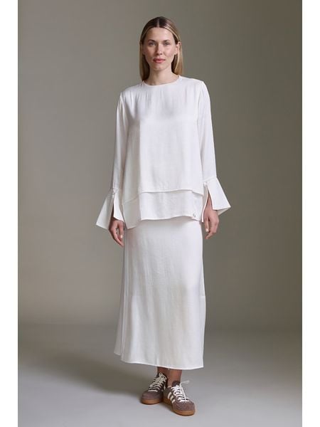 Cotton Candy Bluzka w kolorze białym rozmiar: L. Białe bluzki damskie Cotton Candy, l, bez wzorów, bez kołnierzyka, bez ramiączek. Za 200.13 zł.