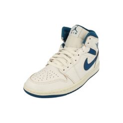 Buty do chodzenia męskie Nike Air Jordan 1 Mid. Białe obuwie do biegania damskie Jordan, Nike Air Jordan. Za 588.70 zł.
