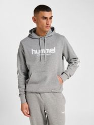 Bluza z kapturem Hummel Legacy 2.0. Niebieskie bluzy z kapturem męskie HUMMEL, l, z bawełny. Za 286.00 zł.