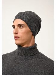 Just Cashmere Kaszmirowa czapka "Ginger" w kolorze antracytowym rozmiar: onesize. Czarne czapki zimowe damskie Just Cashmere, z kaszmiru. Za 152.26 zł.