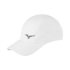Czapka Mizuno Drylite Biała/Czarna. Białe czapki męskie Mizuno, bez wzorów, sportowe. Za 79.99 zł.