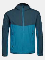 Halti Kurtka przeciwwiatrowa "Pallas Cool" w kolorze niebieskim rozmiar: M. Niebieskie kurtki outdoor męskie Halti, m, bez wzorów, z materiału, bez kaptura. Za 219.60 zł.