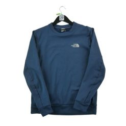 Second life - Bluza męska The North Face granatowa - Stan bardzo dobry. Niebieskie bluzy z kapturem męskie The North Face, l, z materiału. Za 114.98 zł.