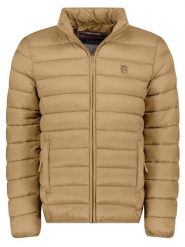 Geographical Norway Kurtka pikowana "Amigotal" w kolorze szarobrązowym rozmiar: XXL. Brązowe kurtki męskie Geographical Norway, xxl, bez wzorów, bez kaptura. Za 127.35 zł.