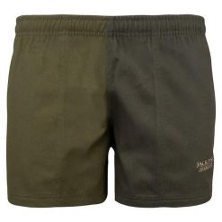 Szorty Jack Pyke Yakka. Zielone szorty męskie Jack Pyke, bez wzorów, z materiału. Za 168.00 zł.