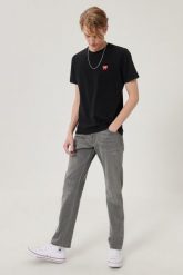 WRANGLER TEXAS SLIM MĘSKIE SPODNIE JEANSOWE FUNK GREY W12SHT32L 112126506. Szare spodnie materiałowe męskie Wrangler, bez wzorów, z jeansu. Za 219.99 zł.