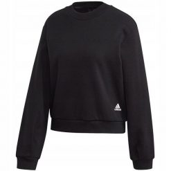 Adidas bluza damska sportowa sweatshirt roz.XXL. Czarne bluzy bez kaptura damskie Adidas, xl, bez wzorów, z bawełny, bez ramiączek, bez kaptura. Za 176.00 zł.