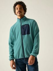 Regatta Kurtka polarowa "Frankie" w kolorze turkusowym rozmiar: S. Niebieskie kurtki męskie Regatta, s, bez wzorów, z polaru, bez kaptura. Za 101.70 zł.