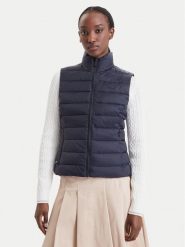 Lacoste Kamizelka BF0602 Granatowy Regular Fit. Niebieskie kamizelki damskie Lacoste, z syntetyku. Za 859.99 zł.