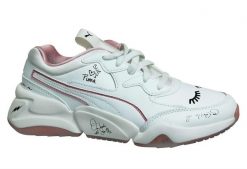 Damskie buty sportowe innowacyjny system sznurowania NOVA LIFESTYLE SHOES. Białe buty sportowe na co dzień damskie Puma, bez wzorów, z gumy, trekkingowe. Za 486.00 zł.