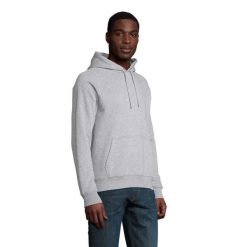 Bluza Unisex Stellar Melange Dla Dorosłych. Szare bluzy sportowe damskie SOL'S, m, bez wzorów, z bawełny, bez ramiączek, długie, z kapturem. Za 238.99 zł.