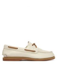 Timberland Mokasyny TB0A2Q9XETD1 Biały. Białe mokasyny damskie Timberland, ze skóry. Za 699.99 zł.