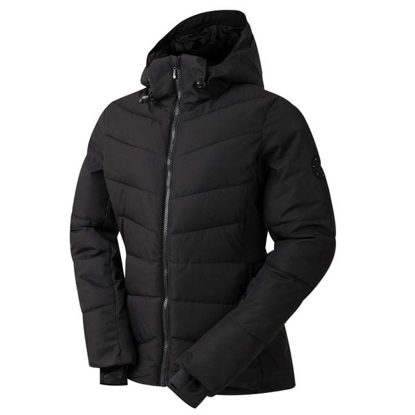 Kurtka narciarska damska z membraną Glacier Dare 2b. Brązowe kurtki damskie Dare 2b, bez wzorów, z materiału, z kapturem, narciarskie. Za 239.99 zł.