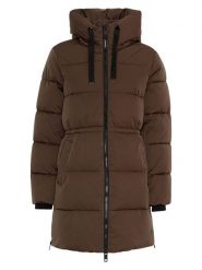 MOSS COPENHAGEN Płaszcz zimowy "Mola Pavinaria" w kolorze brązowym rozmiar: L/XL. Brązowe płaszcze damskie MOSS COPENHAGEN, na zimę, l, bez wzorów, z puchu. Za 478.62 zł.