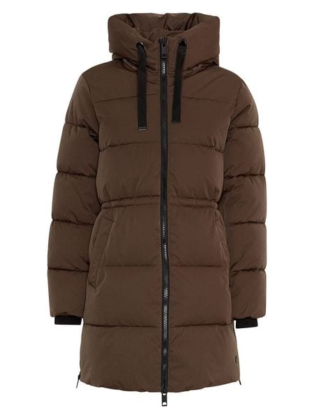 MOSS COPENHAGEN Płaszcz zimowy "Mola Pavinaria" w kolorze brązowym rozmiar: L/XL. Brązowe płaszcze damskie MOSS COPENHAGEN, na zimę, l, bez wzorów, z puchu. Za 435.11 zł.