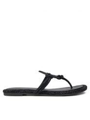 Tory Burch Japonki Miller 152177 Czarny. Czarne klapki damskie Tory Burch, bez wzorów, ze skóry, bez obcasa. Za 859.99 zł.