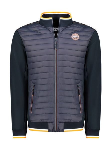 Canadian Peak Kurtka polarowa "Torinoeak" w kolorze granatowym rozmiar: L. Niebieskie kurtki męskie Canadian Peak, l, z aplikacjami, z materiału, bez kaptura. Za 187.96 zł.