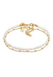 Elli PREMIUM Damskie kulki Basic Set zestaw 2 częściowy z perły hodowlana słodkowodna w srebrze 925 Sterling Silver Bransoletki 1 ct. Szare bransoletki damskie Elli PREMIUM, srebrne. Za 313.64 zł.