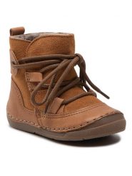 Froddo Kozaki G2160073-2 Brązowy. Brązowe buty zimowe chłopięce Froddo, ze skóry, bez zapięcia. Za 369.99 zł.