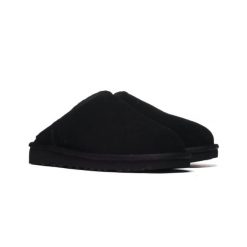Damskie kapcie Ugg M CLASSIC SLIP-ON 1129290-BLK. Czarne kapcie damskie Ugg, z materiału. Za 375.02 zł.