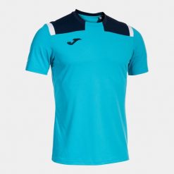 Koszulka Joma Toledo. Niebieskie t-shirty sportowe męskie Joma, l, z materiału, bez ramiączek, do piłki nożnej. Za 161.00 zł.