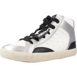 Buty GEOX J GISLI GIRL Biały. Białe obuwie treningowe damskie Geox, na fitness i siłownię. Za 189.99 zł.