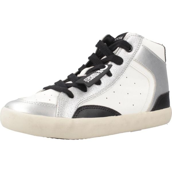 Buty GEOX J GISLI GIRL Biały. Białe obuwie treningowe damskie Geox, na fitness i siłownię. Za 189.99 zł.