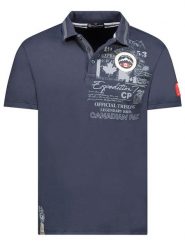 Canadian Peak Koszulka polo "Karueneak" w kolorze granatowym rozmiar: XL. Niebieskie koszulki polo męskie Canadian Peak, xl, bez wzorów, z bawełny, bez ramiączek. Za 114.45 zł.