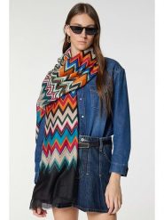 Lucky Bees Szal ze wzorem - 180 x 80 cm rozmiar: onesize. Szaliki i kominy damskie Lucky Bees, bez wzorów, z bawełny. Za 86.99 zł.