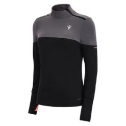 Bluza damska 1/4 zip Macron FCC Deliaer. Czarne bluzy bez kaptura damskie Macron. Za 312.80 zł.