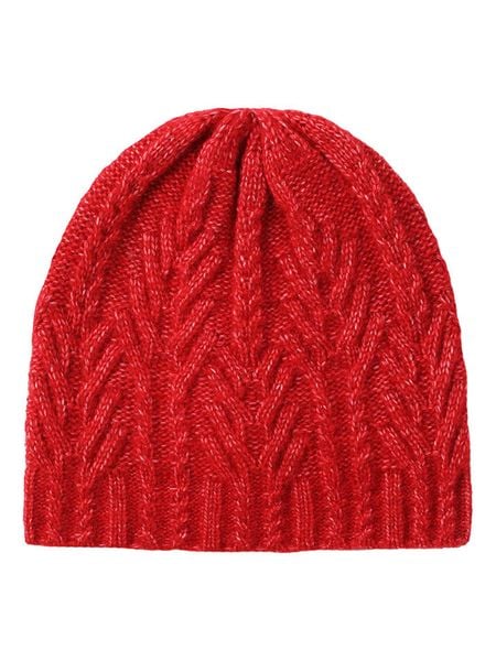 TATUUM Czapka "Lika" w kolorze czerwonym rozmiar: onesize. Czerwone czapki zimowe damskie Tatuum, ze skóry. Za 89.37 zł.