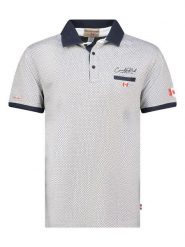 Canadian Peak Koszulka polo "Kingdomeak" w kolorze szarym rozmiar: XL. Szare koszulki polo męskie Canadian Peak, xl, bez wzorów, z bawełny, bez ramiączek. Za 86.99 zł.