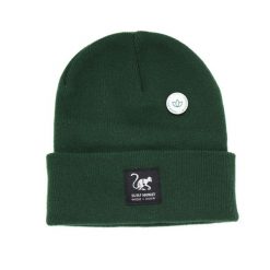 Czapka Beanie z Recyklingu Unisex dla Dorosłych (Zielony). Zielone czapki męskie SURF MONKEY, na zimę, bez wzorów, z materiału. Za 119.95 zł.
