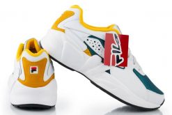 Buty do biegania męskie Fila Mindblower białe. Białe obuwie do biegania damskie Fila. Za 438.00 zł.