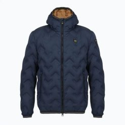 Kurtka męska Blauer USA Piery. Niebieskie kurtki męskie Blauer, l, bez wzorów, z materiału, eleganckie, bez kaptura. Za 1,299.00 zł.