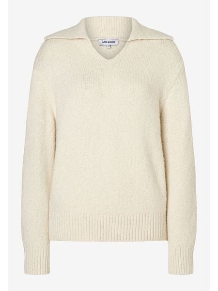 More & More Sweter w kolorze beżowym rozmiar: 44. Brązowe swetry klasyczne damskie MORE & MORE, bez kołnierzyka. Za 139.95 zł.