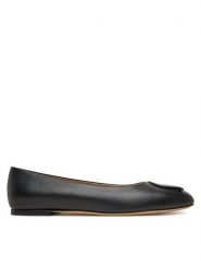 Aigner Baleriny Madeleine 2A 1251300 Czarny. Czarne baleriny damskie Aigner, bez wzorów, ze skóry, bez obcasa. Za 889.99 zł.