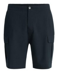 Spodenki hybrydowe dla Mężczyzn HALF 19" Czarny. Czarne szorty męskie Quiksilver, bez wzorów, z elastanu. Za 239.99 zł.