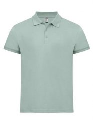 Clique Classic Lincoln S/S koszulka polo z bawełny – Sage Green. Zielone koszulki polo męskie CLIQUE, l, bez wzorów, z bawełny, bez ramiączek. Za 121.16 zł.