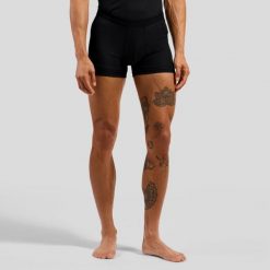 Bokserki męskie Odlo ACTIVE F-DRyIGHT ECO. Czarne bokserki męskie Odlo, bez wzorów. Za 139.99 zł.