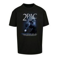 Koszulka Urban Classics tupac all f*ck the world 2.0 oversize. Czarne t-shirty damskie Urban Classics, m, bez wzorów, z bawełny, bez kołnierzyka. Za 148.45 zł.