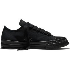 Buty sportowe Converse Chuck Taylor Throwback. Czarne buty sportowe na co dzień damskie Converse, z materiału, bez zapięcia. Za 590.00 zł.